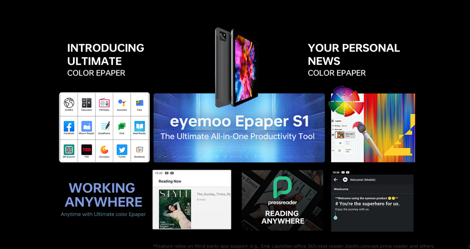 最新入荷 NXT Eyemoo S1 Epaper Tablet: S1-1723-2-000821 The www ...